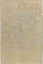 Soft Decorative Color Modern Turkish Oushak Rug #60477 by Nazmiyal Antique Rugs