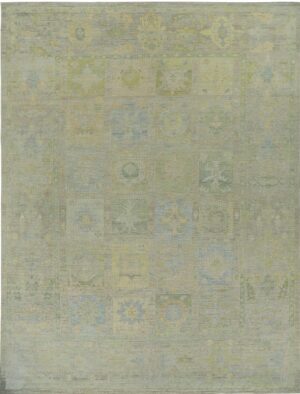 Oversized Modern Turkish Oushak Area Rug #60465 by Nazmiyal Antique Rugs