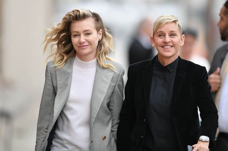 Ellen Degeneres and Portia de Rossi Ellen Degeneres and Portia de Rossi