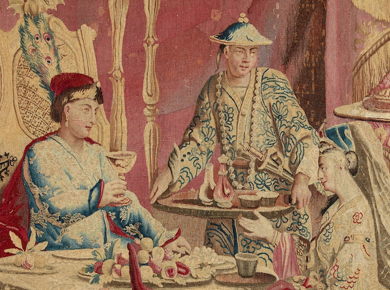 Beauvais Chinoiserie Tapestry Nazmiyal