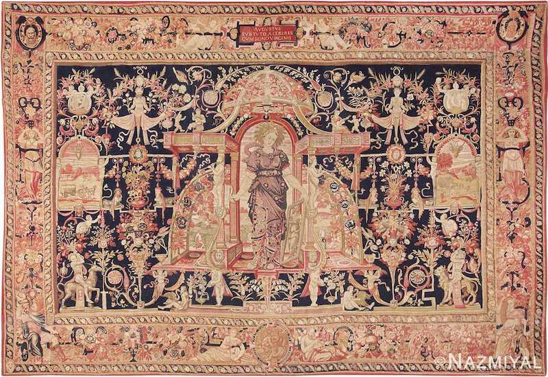 Antique D’Art De Rambouillet Edition French Tapestry Nazmiyal