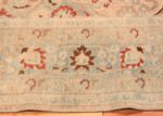 Border Of Antique Persian Khorassan Rug 70405 by Nazmiyal NYC