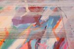 Close Up Vintage Art Expressionist Calman Shemi Rug 70478 by Nazmiyal NYC