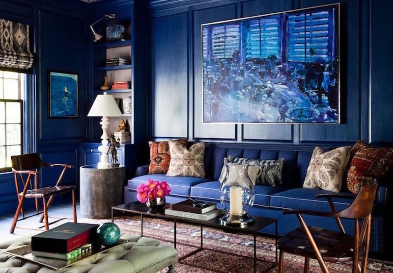 Cobalt Blue Interior Design Nazmiyal