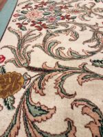 Details Of Pair Of Vintage Floral Persian Tabriz Runner Rugs 44738-44739 by Nazmiyal NYC