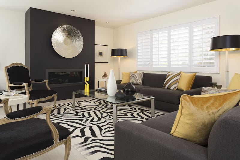 Hollywood Regency Decor Black and White Contrast Hollywood Regency Decor Black and White Contrast Nazmiyal