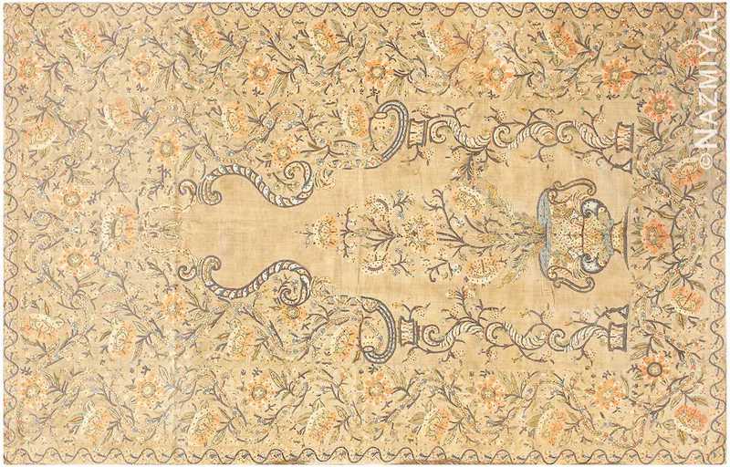 Antique Silk Persian Textile Nazmiyal