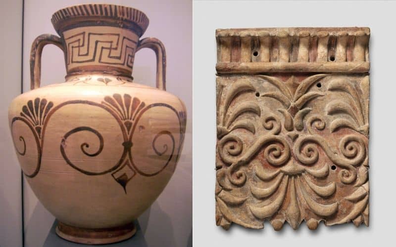 Palmette Motif Greek Artwork Palmette Motif Greek Artwork Nazmiyal