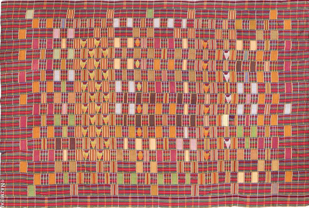 Antique African Ewe Kente Cloth Textile Antique African Ewe Kente Cloth Textile #70848 by Nazmiyal Antique Rugs