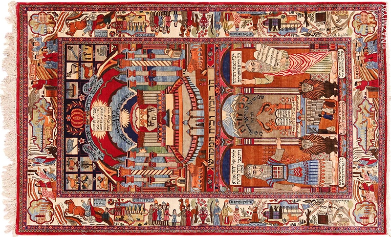 Antique Persian Kashan Rug by Nazmiyal NYC