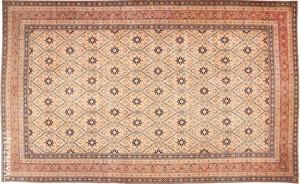 Antique Tabriz Persian Rug Antique Tabriz Persian Rug #49297 by Nazmiyal Antique Rugs