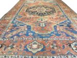 Full View Of Oversized Antique Persian Serapi Heriz Rug 90007 by Nazmiyal NYC
