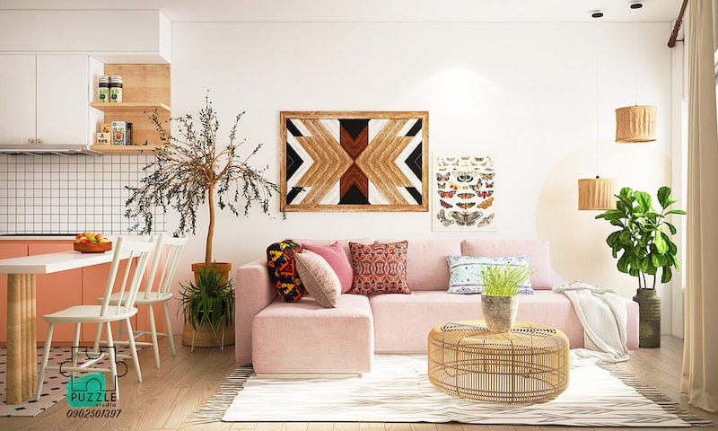 Pastel Interior Design Eclectic Nazmiyal