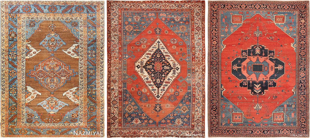 Antique Persian Bakshaish Rugs Antique Persian Bakshaish Rugs by Nazmiyal