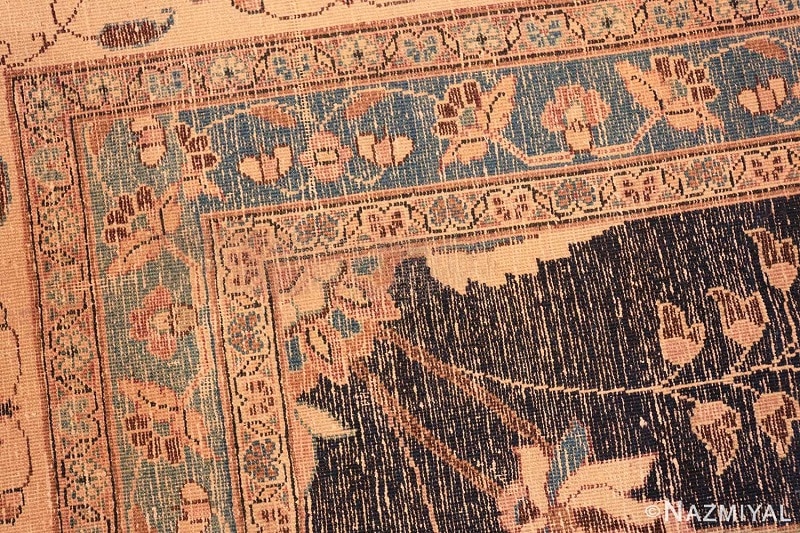 Picture of the back / underside of an antique Persian Picture of the back / underside of an antique Persian rug from Nazmiyal Antique Rugs in NYC