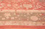 Border Of Antique Turkish Oushak Rug Border Of Antique Turkish Oushak Rug 49907 by Nazmiyal NYC
