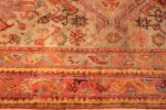 Border Of Antique Turkish Oushak Runner Rug 70276 by Nazmiyal NYC