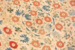 Close Up Antique 18th Century Ottoman Embroidery 41490 by Nazmiyal NYC