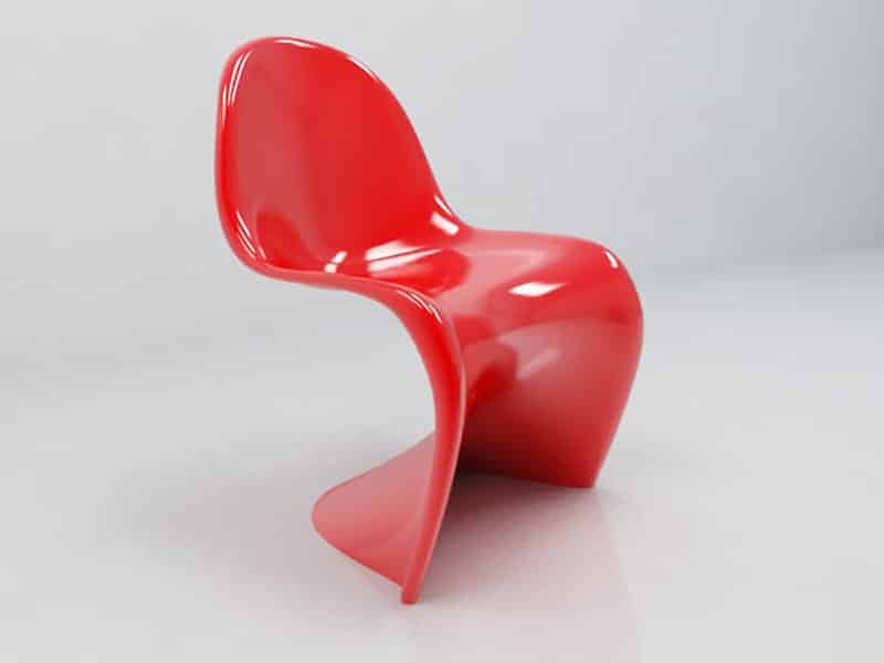 Danish Modern Verner Panton Chair Danish Modern Verner Panton Chair Nazmiyal