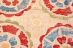 Details Antique Ottoman Embroidery Rug 8053 by Nazmiyal NYC