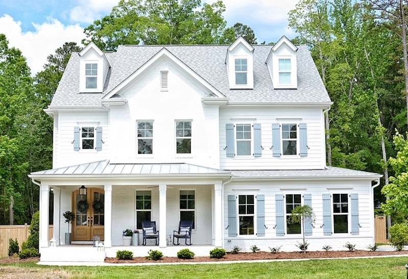 Exterior Color Schemes Grey and White Nazmiyal
