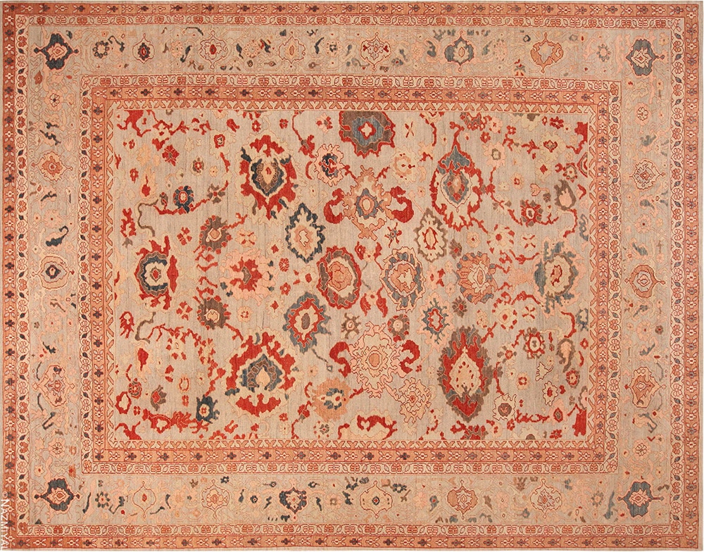 Modern Persian Sultanabad Design Rug #61106 Modern Persian Sultanabad Design Rug #61106 by Nazmiyal Antique Rugs