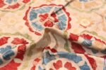 Pile Of Antique Ottoman Embroidery Rug 8053 by Nazmiyal NYC