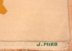Signature Of Vintage Scandinavian Joan Miró Tapestry 70484 by Nazmiyal NYC