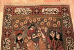Top Of Antique Biblical Scene Persian Kerman Rug 42326 by Nazmiyal NYC