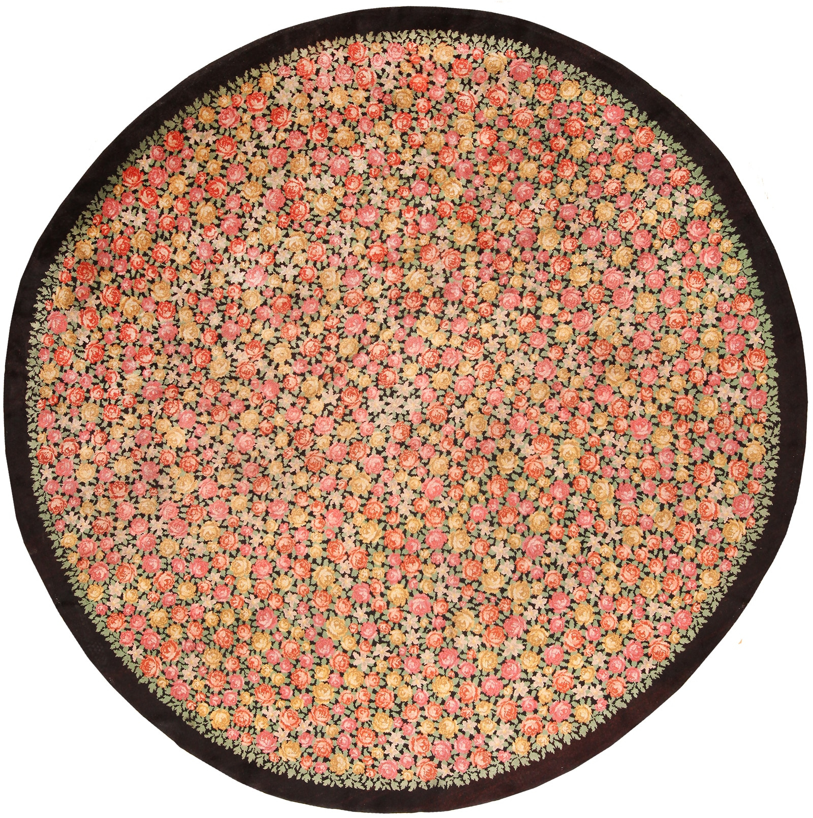 Antique Austrian Smyrna Axx Rug By Joann Balkrausen Inspired By Carl Bambderger 70483 by Nazmiyal NYC