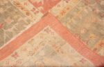 Weave Of Antique Turkish Oushak Rug Weave Of Antique Turkish Oushak Rug 49907 by Nazmiyal NYC