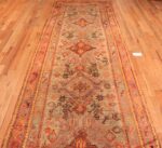 Whole View Of Antique Turkish Oushak Runner Rug 70276 by Nazmiyal NYC
