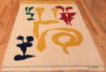 Whole View Of Vintage Scandinavian Joan Miró Tapestry 70484 by Nazmiyal NYC