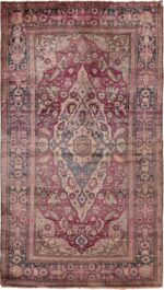 Antique Persian Mohtasham Kashan Rug 70469 by Nazmiyal NYC