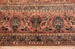 Border Of Floral Antique Persian Mohtasham Kashan Rug 70521 by Nazmiyal NYC