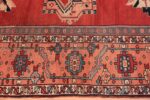 Border Of Antique Persian Serapi Rug 70548 by Nazmiyal NYC