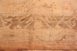 Border Of Large Antique Turkish Oushak Rug 70519 by Nazmiyal NYC