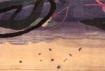 Border Of Vintage Art Expressionist Rug 70547 by Nazmiyal NYC