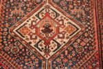Close Up Antique Persian Afshar Rug 70481 by Nazmiyal NYC