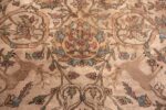 Close Up Antique Persian Floral Kashan Rug 70554 by Nazmiyal NYC