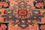 Close Up Antique Persian Serapi Rug 70548 by Nazmiyal NYC