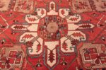 Close Up Geometric Antique Persian Serapi Rug 70522 by Nazmiyal NYC