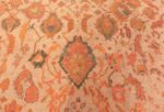 Close Up Geometric Antique Turkish Oushak Rug 70520 by Nazmiyal NYC
