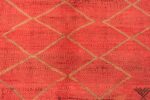 Close Up Vintage Moroccan Red Rug 70536 by Nazmiyal NYC