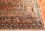 Corner Of Floral Antique Persian Mohtasham Kashan Rug 70521 by Nazmiyal NYC