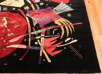 Corner Of Modern Kandinsky Inspired Art Rug 70551 by Nazmiyal NYC