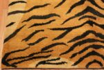 Corner Of Beautiful Vintage Tiger Rug 70494 by Nazmiyal