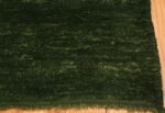 Corner Of Vintage Moroccan Emerald Green Rug 70542 by Nazmiyal NYC