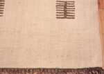 Corner Of Vintage Scandinavian Swedish Kilim Rug 70525 by Nazmiyal NYC