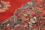 Detail Antique Persian Serapi Rug 70548 by Nazmiyal NYC